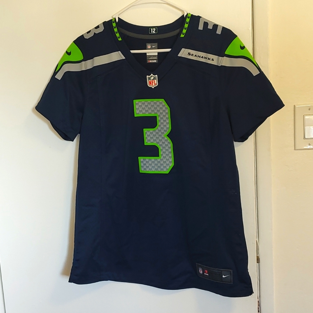 Seattle Seahawks Jersey. Russell Wilson #3. Women's.